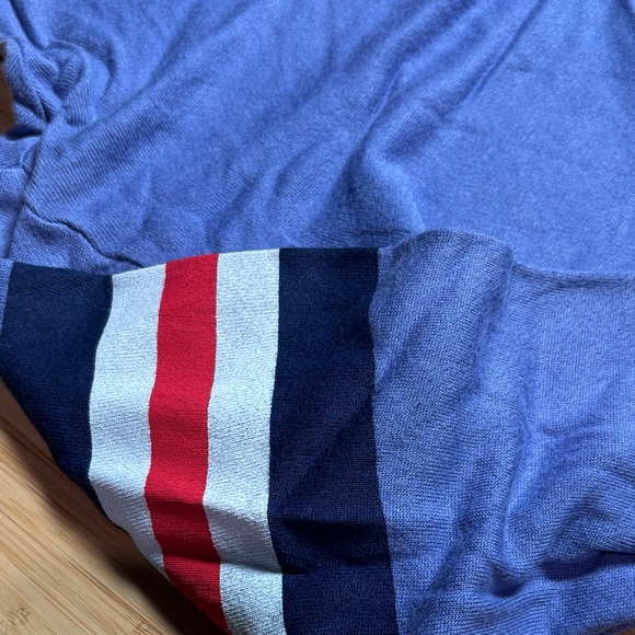 Sundry by Anthropologie Blue Knit Crewneck Sweater Top - Picture 4 of 8